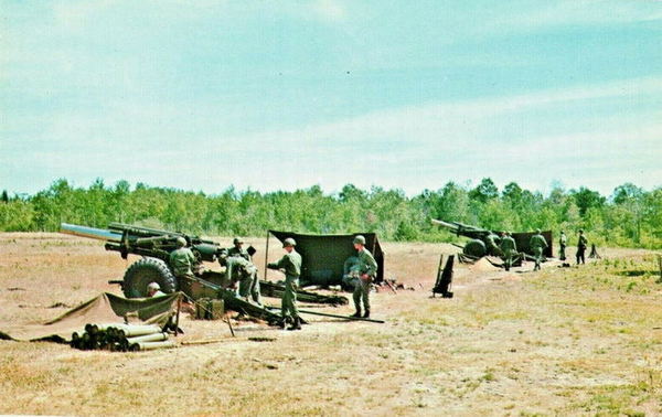 Camp Grayling - Old Postcard View (newer photo)